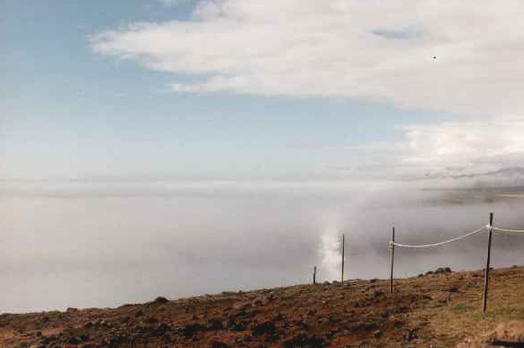Sicht von der Klippe Dyrh&oacute;laey